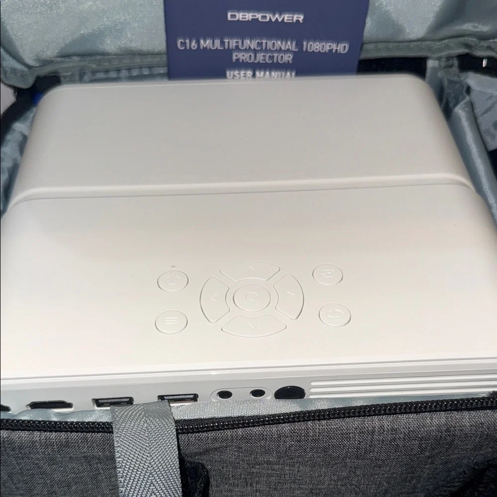 1080P Video Projector - white